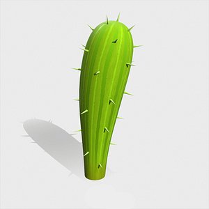 Cartoon cactus model