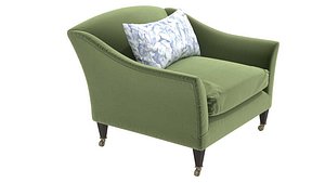 3D drawing room armchair model