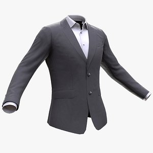 Man and Woman in Business Jacket 34 3D model