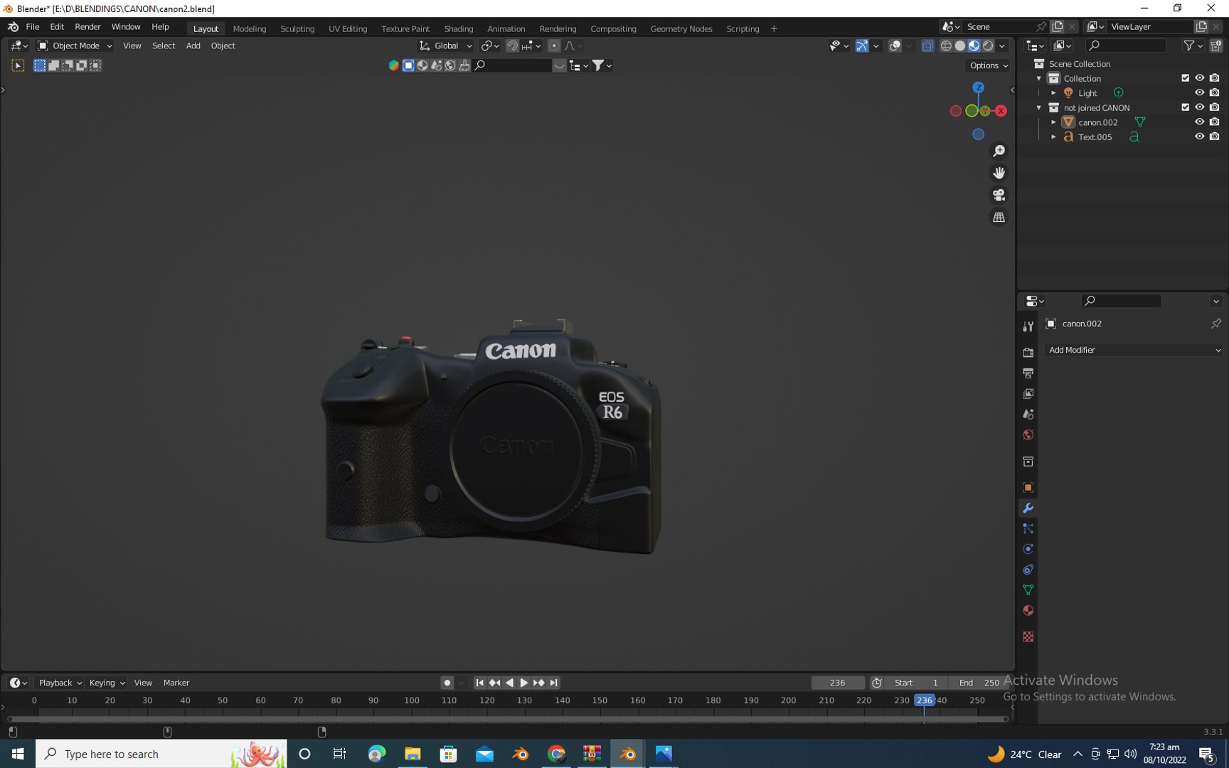 3D CANON EOS R6 - TurboSquid 1970060