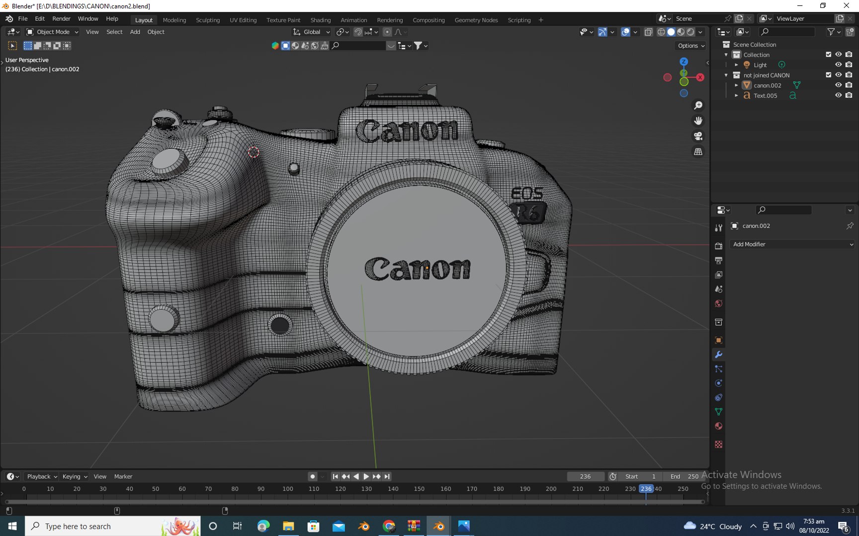 3D CANON EOS R6 - TurboSquid 1970060