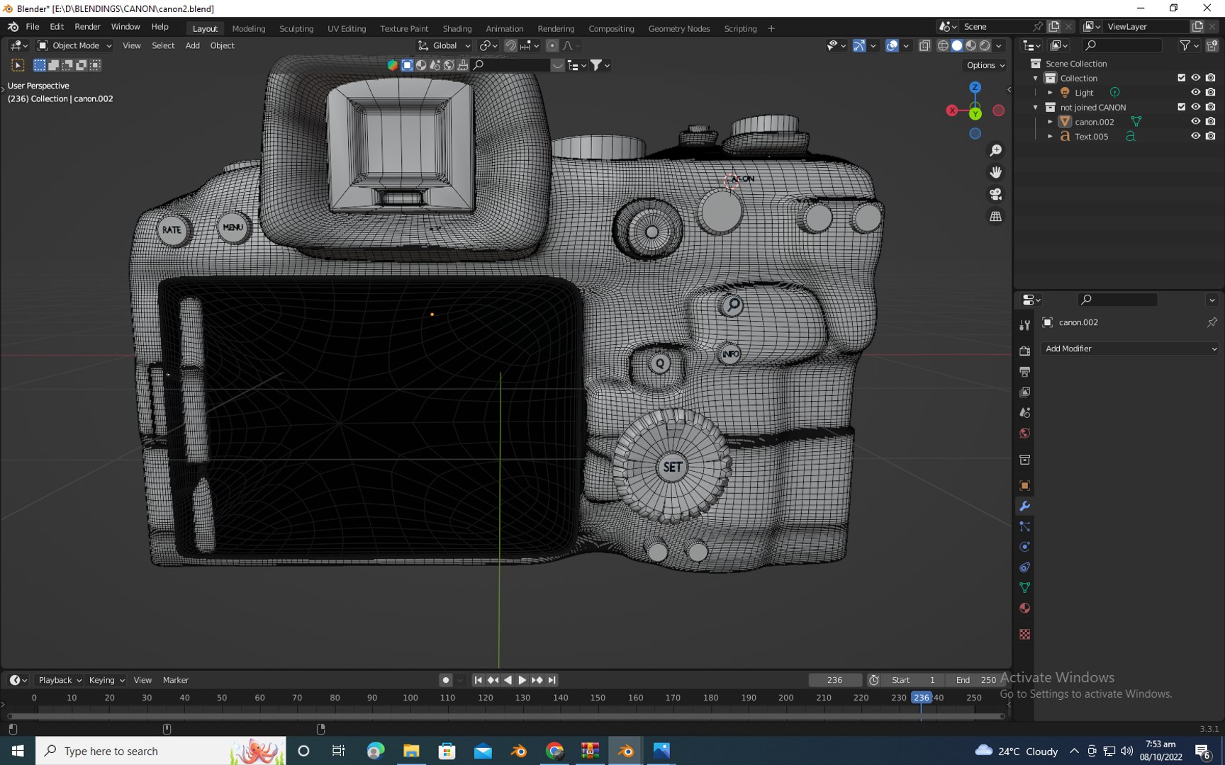 3D CANON EOS R6 - TurboSquid 1970060