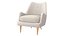SEDIA JED IN LINO E SHEARLING