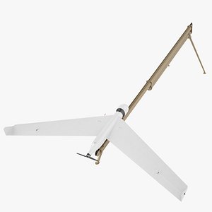 3D model Kalashnikov ZALA VTOL and Platform 01