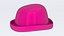 Conjunto de sombrero bombín para niñas