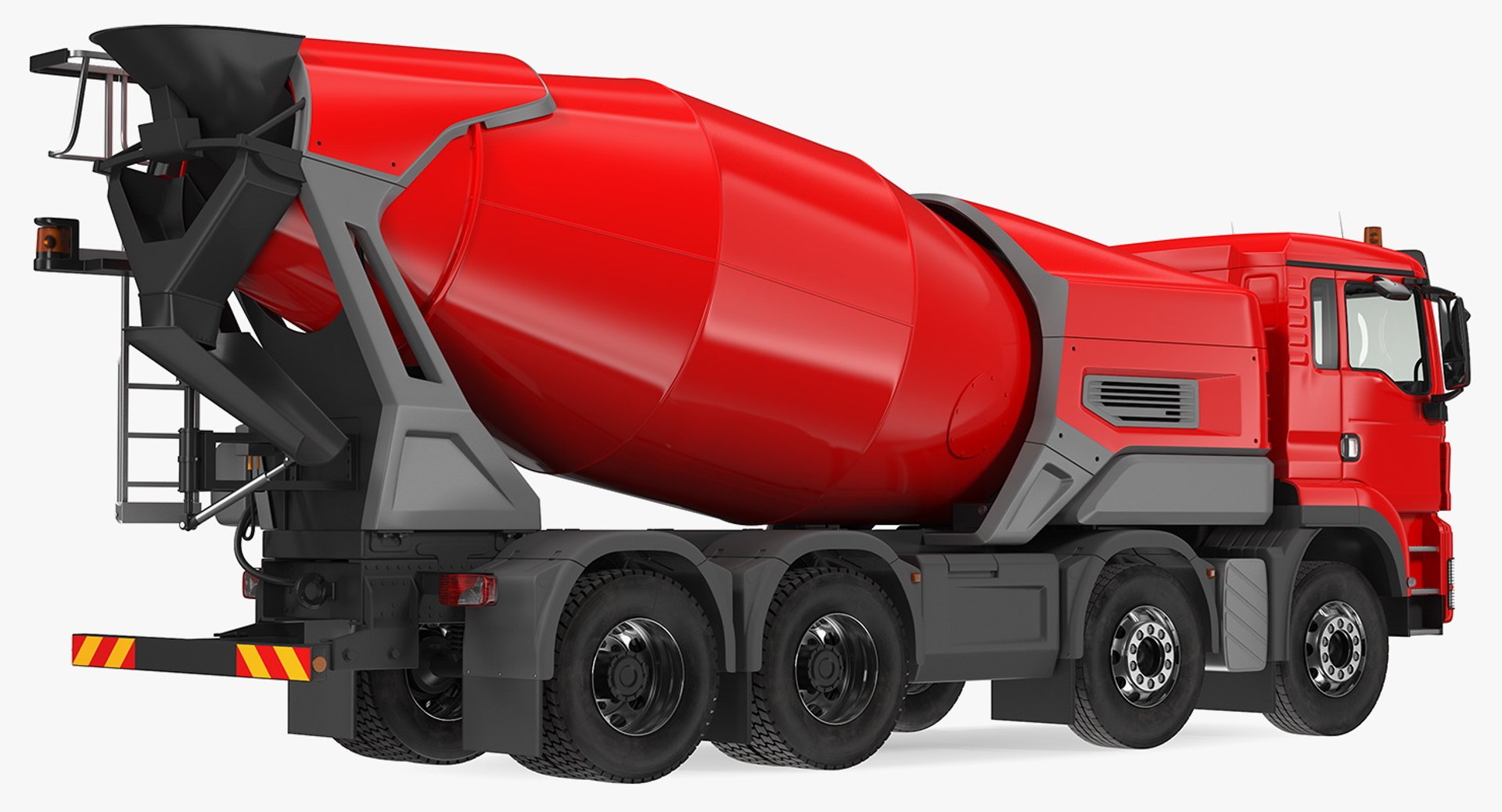 Electric Hybrid Mixer Truck Generic 3D model preview