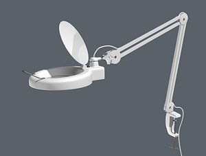 Magnifying desk lamp