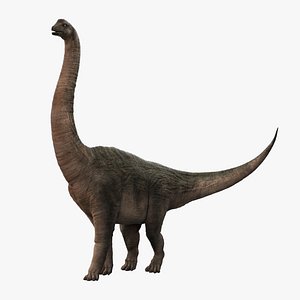3d brachiosaurus rigged