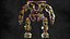 Roboter-Mech-Krieger