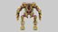 Roboter-Mech-Krieger