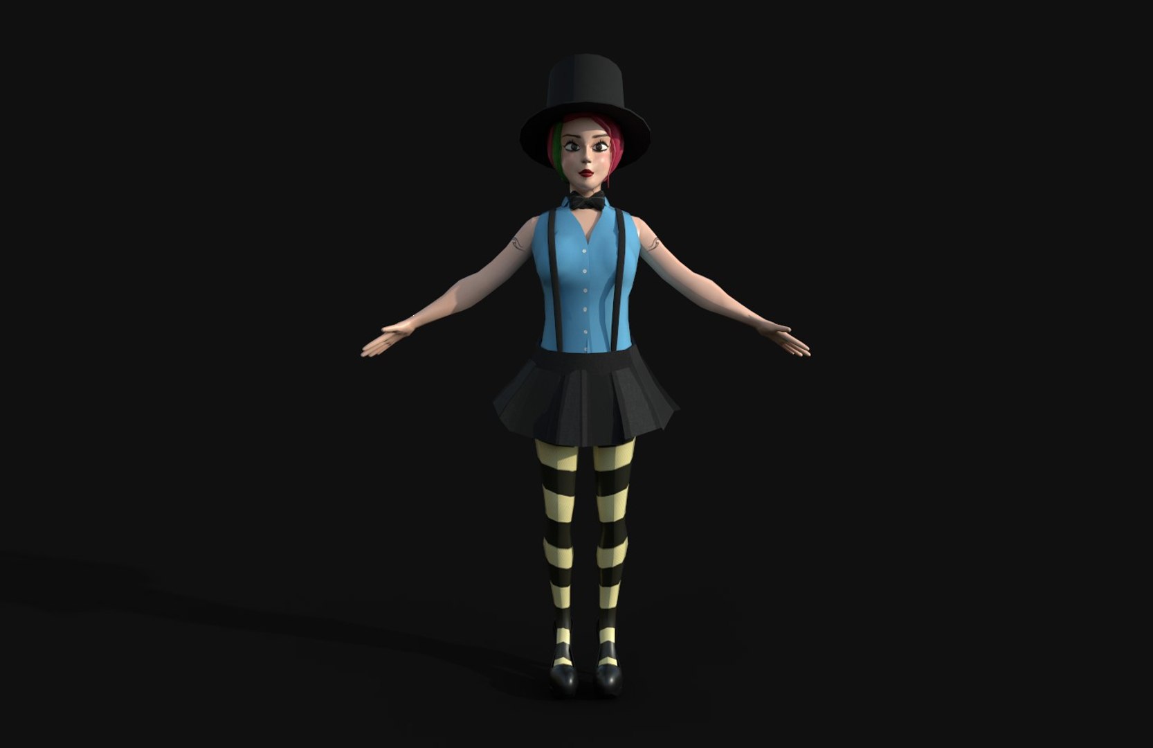 3D cartoon clown juggling girl https://p.turbosquid.com/ts-thumb/48/mMy10x/8oig7Y0b/juggling_girl_1/jpg/1576494147/1920x1080/fit_q87/068cbc6efd470202ddd09f811f2521d2779043d8/juggling_girl_1.jpg