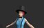 Toon Clown Juggling Girl