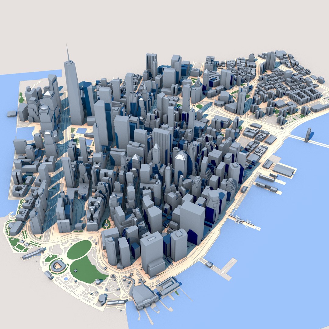 3D New York City In New York State USA - TurboSquid 2371814