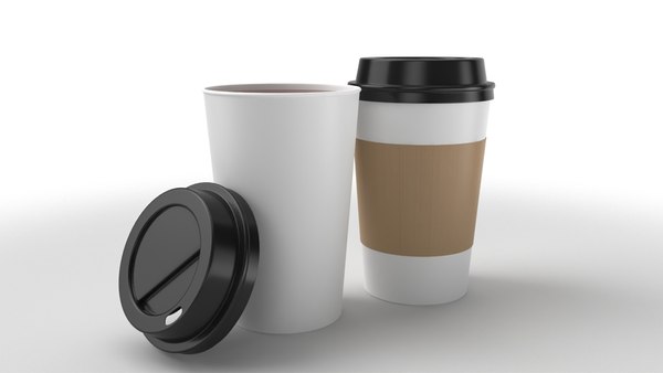 3D model coffee cappuccino paper cup tea - TurboSquid 1438236