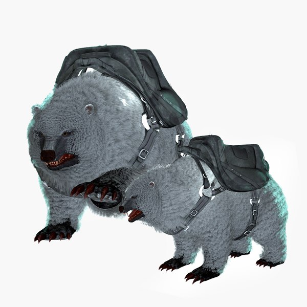 3D Battle Bear model