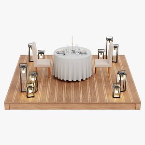 Garden Setup 07 3D model