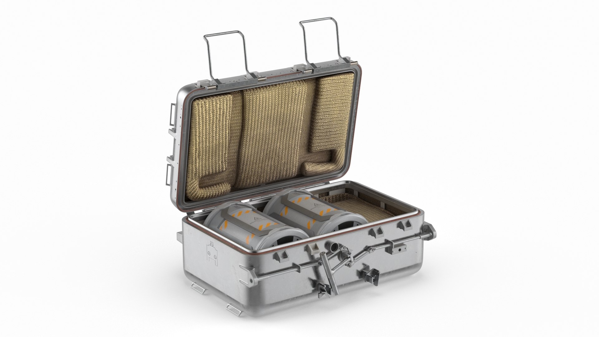 Sci-Fi Space Container with Biocontainment Capsule 3D model preview