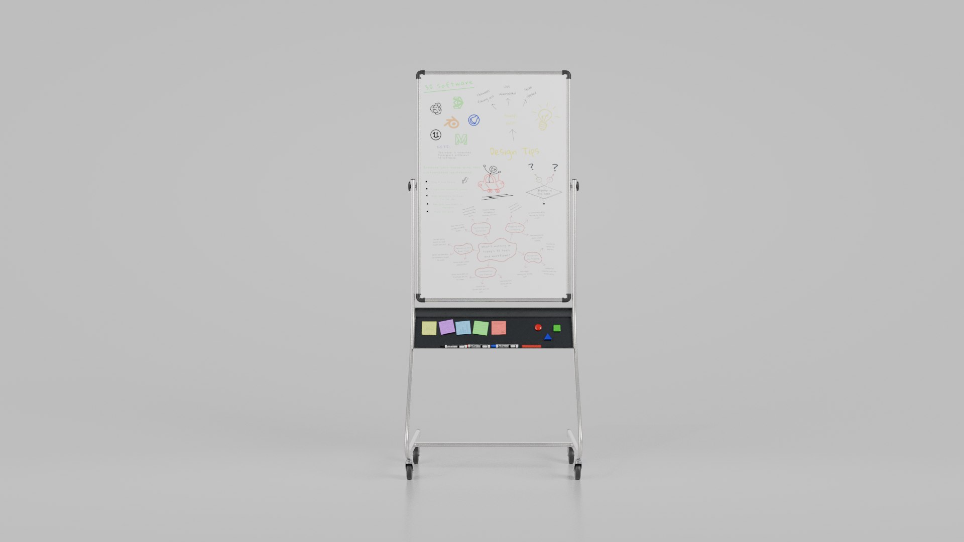 3D Professional Double-Sided Whiteboard Trio - Customizable Writing Boards model https://p.turbosquid.com/ts-thumb/48/wZr6oW/Ny/render_1/png/1785620915/1920x1080/fit_q87/4d445d6ab7f01f04cad8e93d40d19dab4d9c8bc5/render_1.jpg