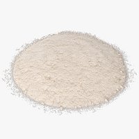 Oat Flour Pile White