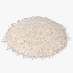 Oat Flour Pile White