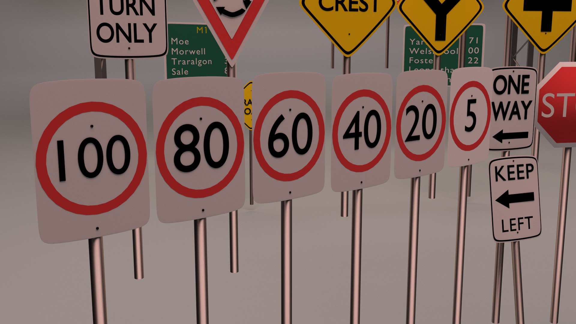 36 traffic signs road 3d model https://p.turbosquid.com/ts-thumb/49/5wWsUm/wkNaAJjk/road_sign_image_2/png/1480921459/1920x1080/fit_q87/84c08345397190642b9b1a598672b41f7f101cf3/road_sign_image_2.jpg
