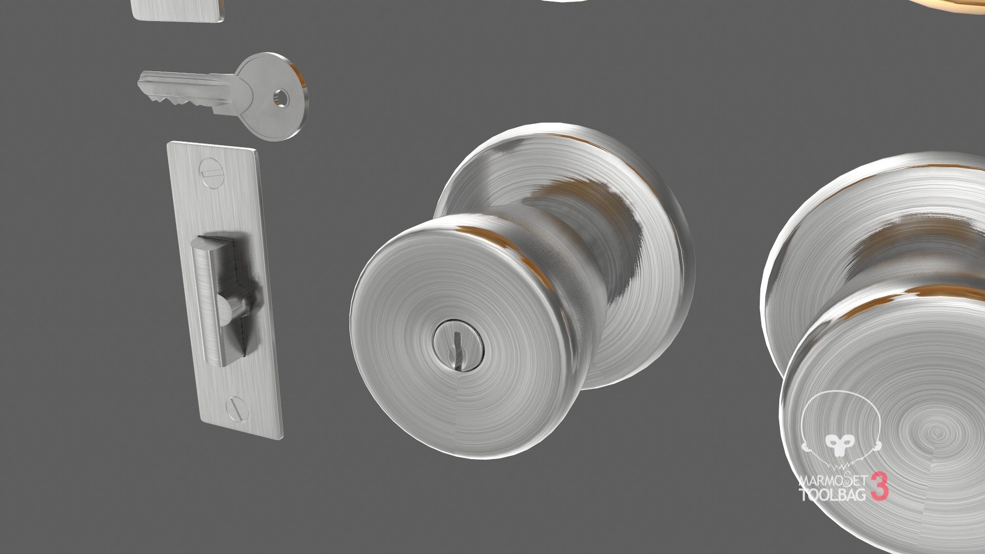 3D door knob model https://p.turbosquid.com/ts-thumb/49/Dzj8q5/Bq/screenshot001/jpg/1606310741/1920x1080/fit_q87/bef7d5b48a797c6efbf0d651ed2d73072d2cd8e0/screenshot001.jpg