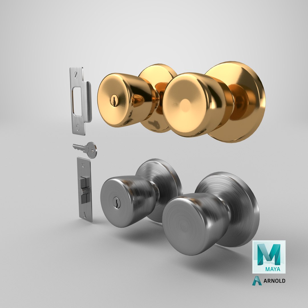 3D door knob model https://p.turbosquid.com/ts-thumb/49/Dzj8q5/F5JHSeMU/stemcell_maya_arnold_render/png/1606934031/1920x1080/fit_q87/57b9117b775dec2915686756855444695f817d0e/stemcell_maya_arnold_render.jpg