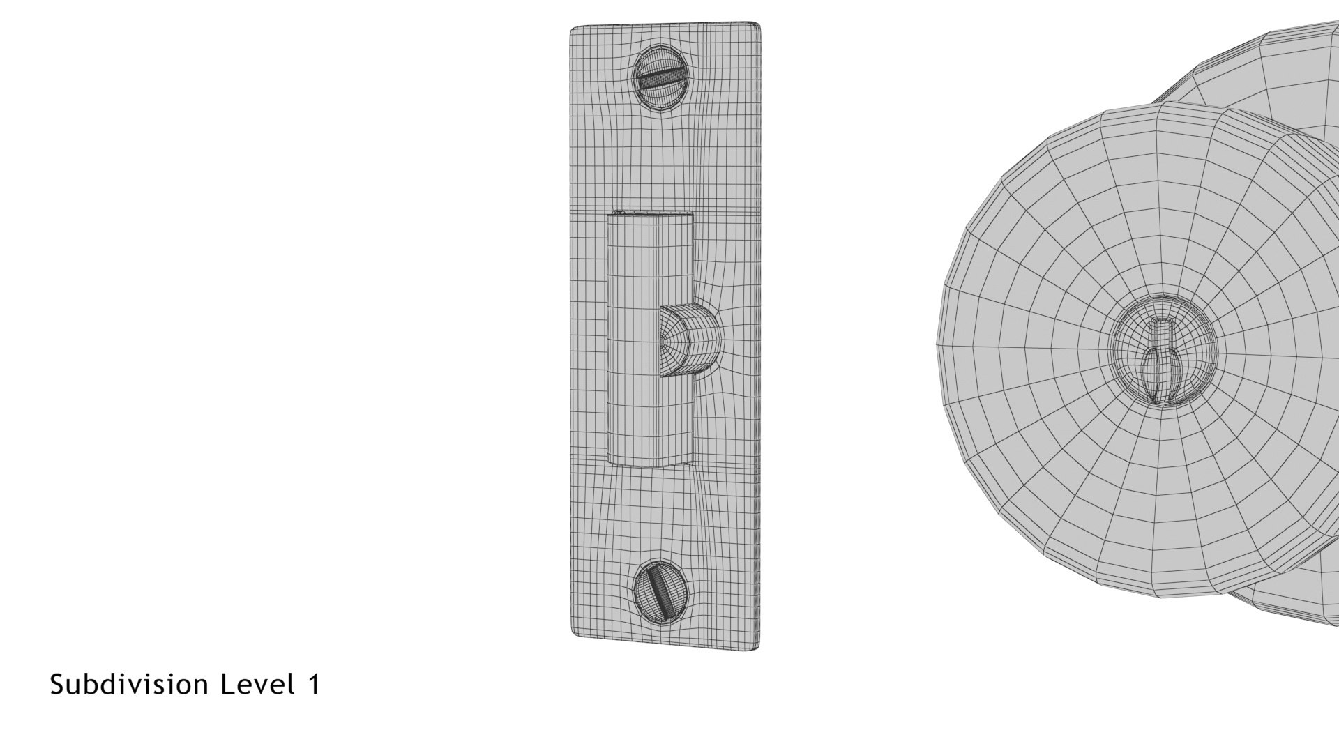 3D door knob model https://p.turbosquid.com/ts-thumb/49/Dzj8q5/iO/doorknobset_wireframerender5.1/jpg/1605379687/1920x1080/fit_q87/232ab92ec594db5e88d19cf1a299951406e1d756/doorknobset_wireframerender5.1.jpg