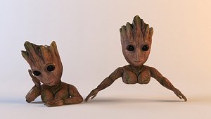Groot Flower Pot
