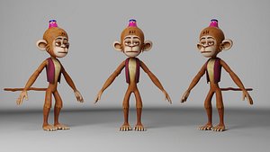 Disney Aladdin Abu Stylized character 3D model model