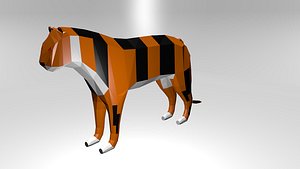 tiger animation 3d model