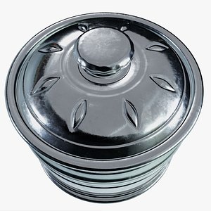 Free Antique Silver Canister