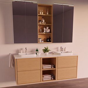 Washbasin Cabinet IKEA ANGSJON BACKSJON
