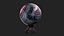 Wahrsager Black Mineral Crystal Ball