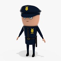 Cartoon Policeman