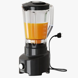 Realistic Kitchen Blender 3D model