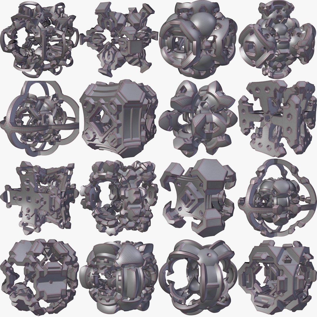 3D Abstract Shape Model - TurboSquid 1206834