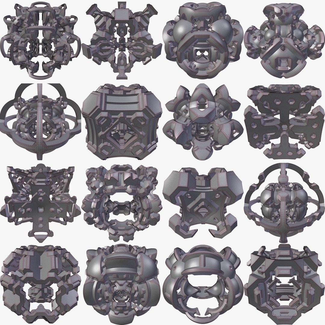 3D Abstract Shape Model - TurboSquid 1206834