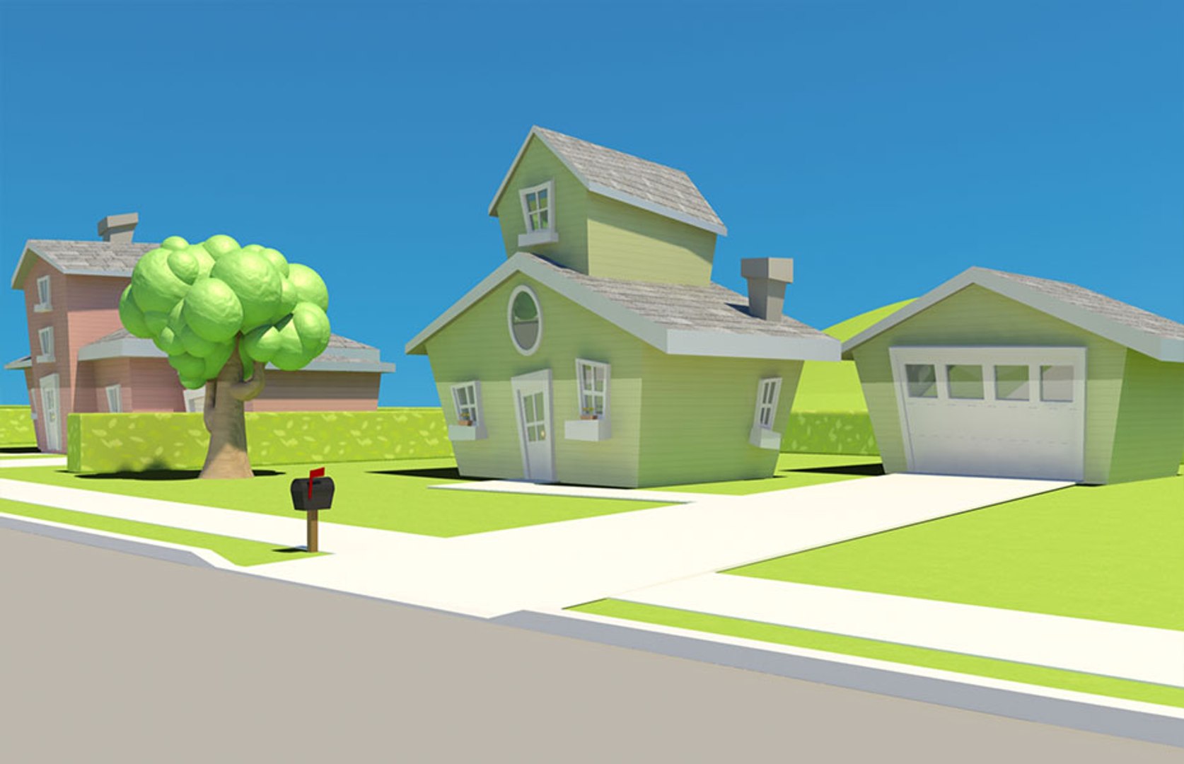 3d cartoon neighborhood houses model https://p.turbosquid.com/ts-thumb/49/ZOzqQk/UeWr6SKm/house3/jpg/1377871517/1920x1080/fit_q87/9a912b87b2c717904ec6dcde010f6dc66dcf83ec/house3.jpg