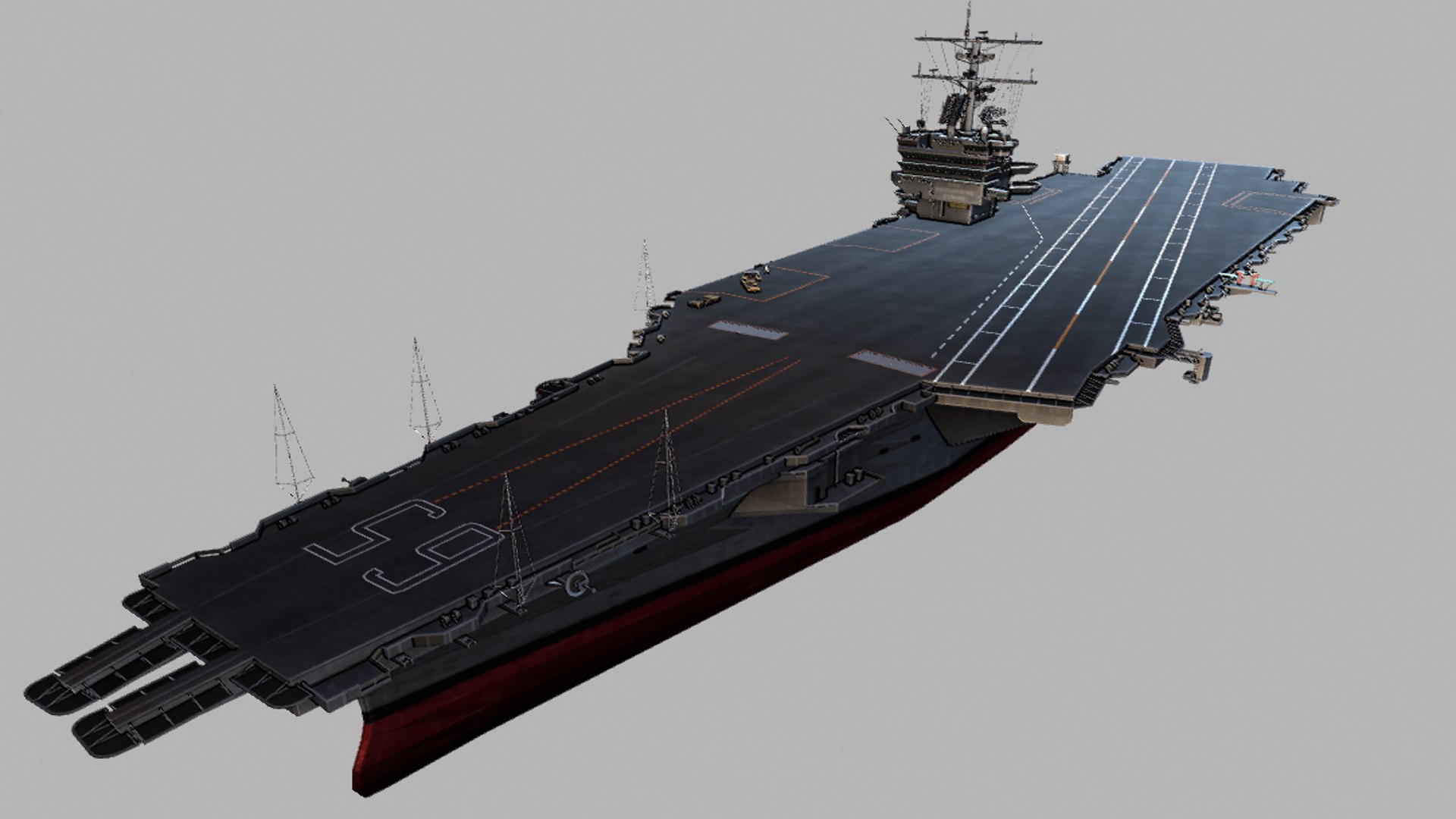 3D Aircraft Carrier TP13 Model - TurboSquid 1793678