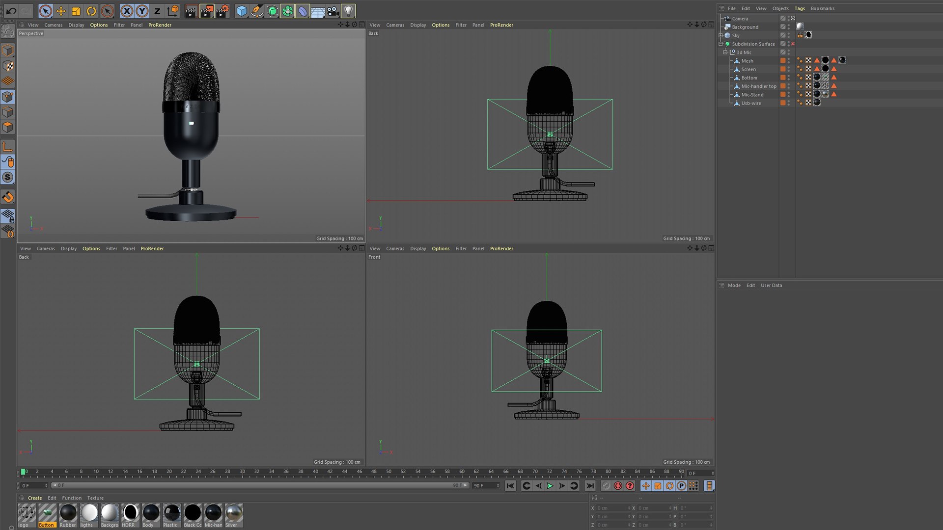 3D Razer Seiren Mini Microphone model - TurboSquid 2183243
