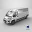 3D White Fiat Ducato 2025 Medium Van