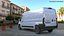 3D White Fiat Ducato 2025 Medium Van