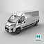 3D White Fiat Ducato 2025 Medium Van