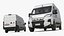 3D White Fiat Ducato 2025 Medium Van