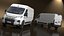 3D White Fiat Ducato 2025 Medium Van