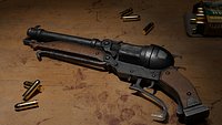 Revolver Low-poly 3D model