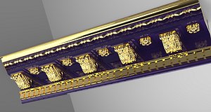 stucco molding 3D model