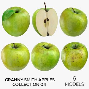 Granny Smith Apples Collection 04 - 6 models