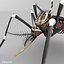 3d model mosquito rigged blood